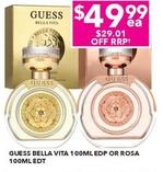 Guess - Bella Vita 100ml Edp Or Rosa 100ml Edt offers at $49.99 in My Beauty Spot