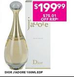 Dior - J'adore 100ml Edp offers at $199.99 in My Beauty Spot