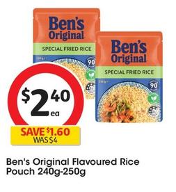 Ben’s Original - Flavoured Rice Pouch 240g-250g offers at $2.4 in Coles