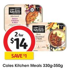 Coles - Kitchen Meals 330g-350g offers at $14 in Coles