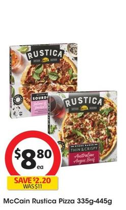 McCain - Rustica Pizza 335g-445g offers at $8.8 in Coles