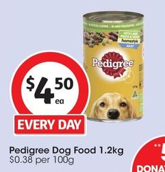 Pedigree - Dog Food 1.2kg offers at $4.5 in Coles