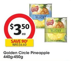 Golden Circle - Pineapple 440g-450g offers at $3.5 in Coles