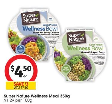 Super Nature - Wellness Meal 350g offers at $4.5 in Coles