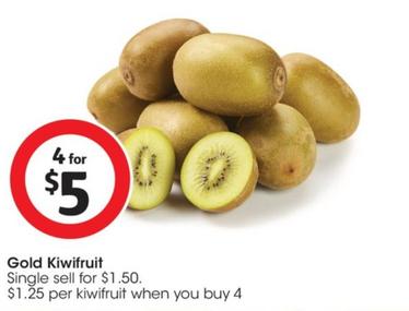 Gold Kiwifruit offers at $5 in Coles