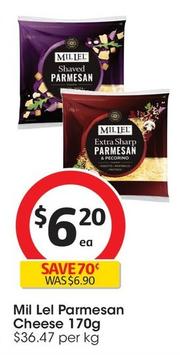 Mil Lel - Parmesan Cheese 170g offers at $6.2 in Coles