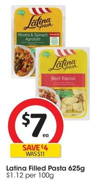 Latina - Filled Pasta 625g offers at $7 in Coles