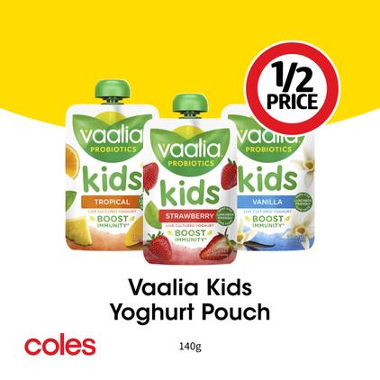 Vaalia Kids Yoghurt Pouch  offers at $1.1 in Coles