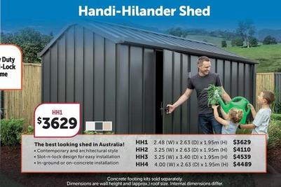 Sheds offers at $3629 in Stratco
