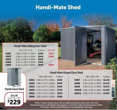 Sheds offers in Stratco
