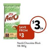 Nestlè - Chocolate Block 118-180g offers at $3 in Foodworks