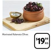 Marinated Kalamata Olives offers at $19.99 in Foodworks
