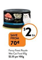 Fancy Feast - Royale Wet Cat Food 85g offers at $2 in Foodworks
