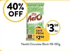 Nestlè - Chocolate Block 118-180g offers at $3.5 in Foodworks