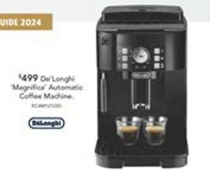 Coffee Machine offers at $499 in Harvey Norman