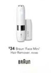 Braun - Face Mini Hair Remover offers at $34 in Harvey Norman