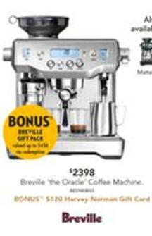 Coffee Machine offers at $2398 in Harvey Norman