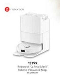 Roborock - Q Revo Maxv Robotic Vacuum & Mop offers at $2199 in Harvey Norman