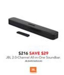 Soundbar offers at $216 in Harvey Norman