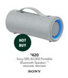 Bluetooth Speakers offers at $420 in Harvey Norman