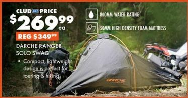 Tents offers at $269.99 in BCF