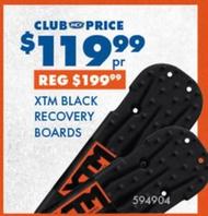 Xtm - - Black Recovery Boards offers at $119.99 in BCF