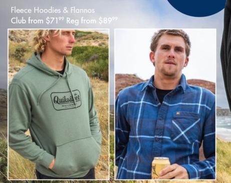 Fleece Hoodies & Flannos offers at $71.99 in BCF