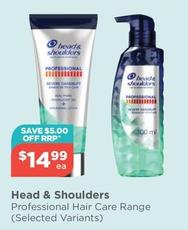 Shampoo offers at $14.99 in Your Local Pharmacy