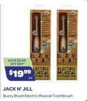 Jack N' Jill - Buzzy Brush Electric Musical Toothbrush offers at $19.99 in Health Save