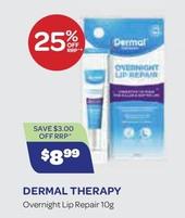 Dermal Therapy - Overnight Lip Repair 10g offers at $8.99 in Health Save