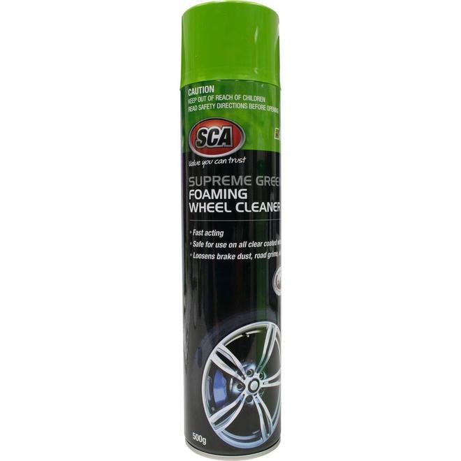 SCA Supreme Green Foaming Wheel Cleaner 500g offers at $8.99 in Supercheap Auto