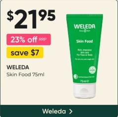 Weleda - Skin Food 75ml offers at $21.95 in Super Pharmacy