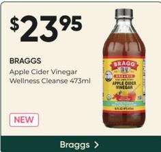 Braggs - Apple Cider Vinegar Wellness Cleanse 473ml offers at $23.95 in Super Pharmacy
