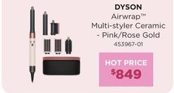 Dyson - Airwrap Multi-styler Ceramic - Pink/rose Gold offers at $849 in Bing Lee