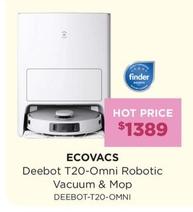 Robot vacuum offers at $1389 in Bing Lee