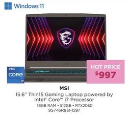 Laptops offers at $997 in Bing Lee
