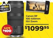 Canon - Rf 100-400mm Isu Zoom offers at $1099.95 in Ted's Cameras