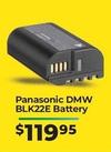 Panasonic - Dmw Blk22e Battery offers at $119.95 in Ted's Cameras