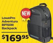 Lowepro Adventura Bp150||| Backpack offers at $169.95 in Ted's Cameras