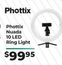  Phottix - Nuada 10 Led Ring Light offers at $99.95 in Ted's Cameras