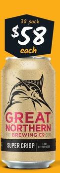 Great Northern - Super Crisp Block Cans 375ml offers at $58 in Cellarbrations
