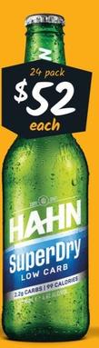 Hahn - Superdry 4.6 Stubbies 330ml offers at $52 in Cellarbrations
