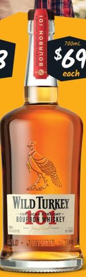 Wild Turkey - 101 Proof Kentucky Straight Bourbon Whiskey offers at $69 in Cellarbrations
