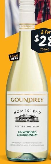 Goundrey - Homestead Range offers at $32 in Cellarbrations