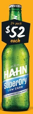 Hahn - Superdry 4.6 Stubbies 375ml offers at $53 in Cellarbrations