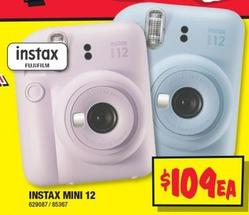 Fujifilm - Instax Mini 12 offers at $109 in JB Hi Fi