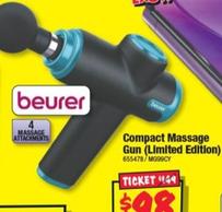 Beurer - Compact Massage Gun (Limited Edition) offers at $98 in JB Hi Fi