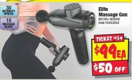 Bodico - Elite Massage Gun offers at $99 in JB Hi Fi