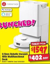 Roborock - Q Revo Robotic Vacuum With Multifunctional Dock offers at $1597 in JB Hi Fi