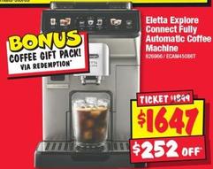 De Longhi - Eletta Explore Connect Fully Automatic Coffee Machine offers at $1647 in JB Hi Fi